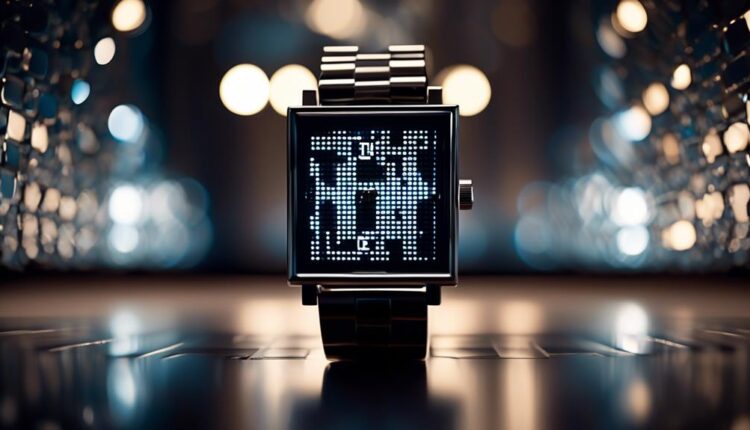 innovative timepiece with artistic flair