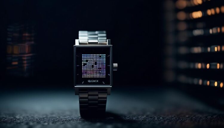 qlocktwo watch innovative timepiece design
